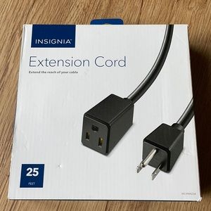 NEW Insignia™ 25' Extension Power Cord